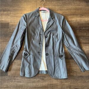 Vintage Prada Blazer - Grey - XS